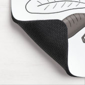 Illustration des Cartoon von Moskitos Mousepad (Ecke)