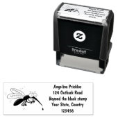 Illustration des Cartoon von Moskitos Permastempel (Beispiel)