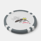 Illustration des Cartoon von Moskitos Pokerchips (Einzeln)