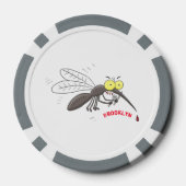 Illustration des Cartoon von Moskitos Pokerchips (Rückseite)