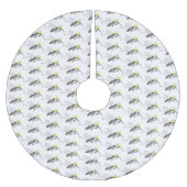 Illustration des Cartoon von Moskitos Polyester Weihnachtsbaumdecke (Vorderseite)