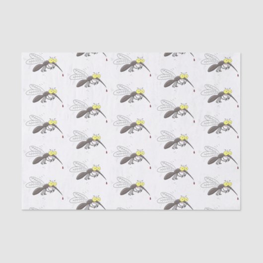 Illustration des Cartoon von Moskitos Seidenpapier (Vorderseite)