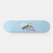 Illustration des Cartoon von Moskitos Skateboard (Horizontal)