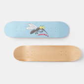Illustration des Cartoon von Moskitos Skateboard (Horizontal)