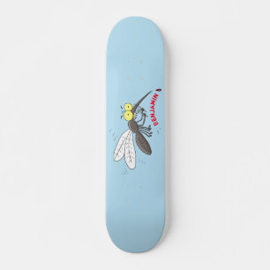 Illustration des Cartoon von Moskitos Skateboard