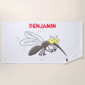 Illustration des Cartoon von Moskitos Strandtuch (Vorderseite)