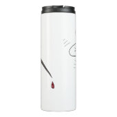 Illustration des Cartoon von Moskitos Thermosbecher (Rückseite)