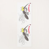 Illustration des Cartoon von Moskitos Yogamatte (Rückseite)