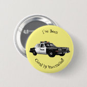 Illustration des Cartoon von Polizeiwagen Button (Vorne & Hinten)
