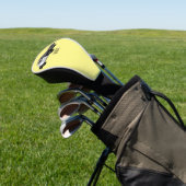 Illustration des Cartoon von Polizeiwagen Golf Headcover (In SItu)