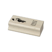 Illustration des Cartoon von Polizeiwagen Gummistempel (Stempel)