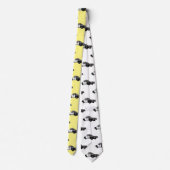 Illustration des Cartoon von Polizeiwagen Krawatte (Rückseite)