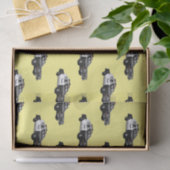 Illustration des Cartoon von Polizeiwagen Seidenpapier (Geschenk)