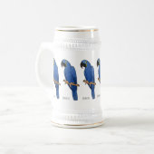 Illustration des Cartoon von Riesenvögeln Bierglas (Vorderseite Links)