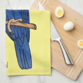 Illustration des Cartoon von Riesenvögeln Geschirrtuch (Viertel Falte)