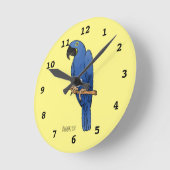 Illustration des Cartoon von Riesenvögeln Runde Wanduhr (Winkel)