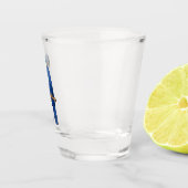 Illustration des Cartoon von Riesenvögeln Schnapsglas (Rechts)