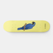 Illustration des Cartoon von Riesenvögeln Skateboard (Horizontal)