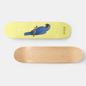 Illustration des Cartoon von Riesenvögeln Skateboard (Horizontal)