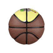 Illustration des Cartoon von Strickhühnern Mini Basketball (Rechts)