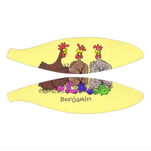 Illustration des Cartoon von Strickhühnern Mini Basketball (Panele)