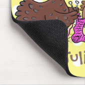 Illustration des Cartoon von Strickhühnern Mousepad (Ecke)