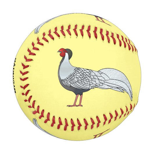 Illustration des Cartoon von Vögeln Baseball (Vorderseite Links)