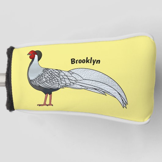 Illustration des Cartoon von Vögeln Golf Headcover (Vorderseite)