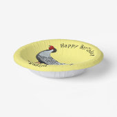 Illustration des Cartoon von Vögeln Pappteller (Gewinkelt)