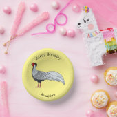 Illustration des Cartoon von Vögeln Pappteller (Party)