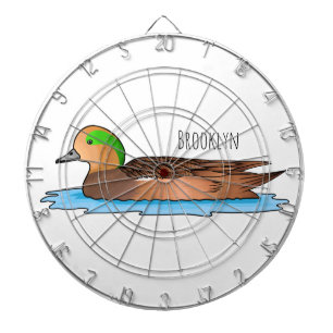 Illustration des Cartoon von Wildvögeln Dartscheibe