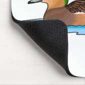 Illustration des Cartoon von Wildvögeln Mousepad (Ecke)