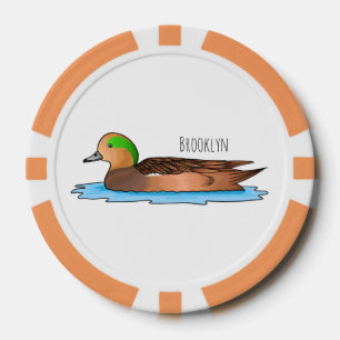 Illustration des Cartoon von Wildvögeln Pokerchips