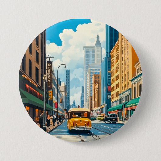 Illustration des City Streets Magazine Button (Vorderseite)