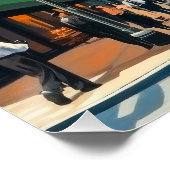 Illustration des City Streets Magazine Poster (Ecke)