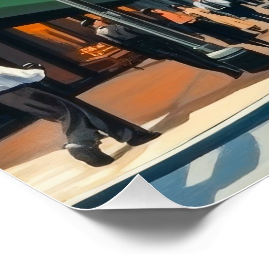 Illustration des City Streets Magazine Poster (Ecke)