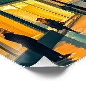 Illustration des City Streets Magazine Poster (Ecke)