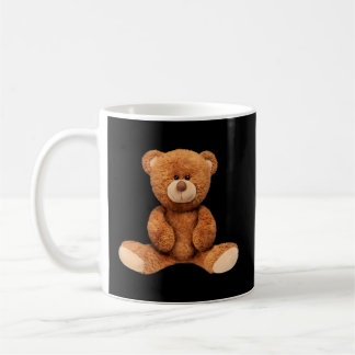 Illustration des echten Teddy-Bären Kaffeetasse