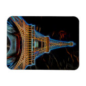 Illustration des Eiffelturms - Paris, Frankreich Magnet (Horizontal)