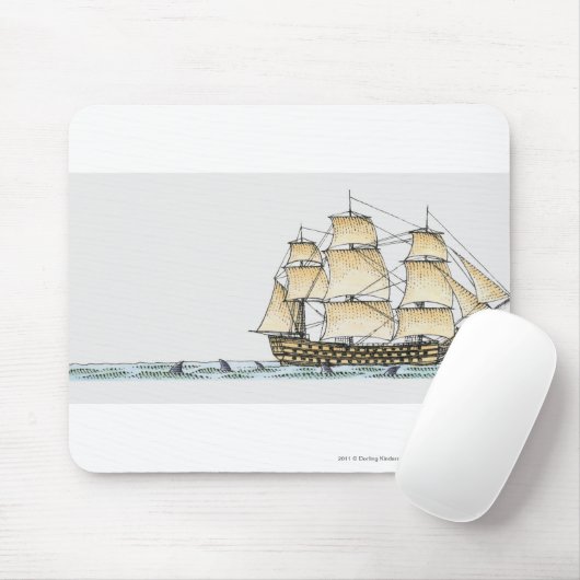 Illustration des Ende des 18. Mousepad (Mit Mouse)