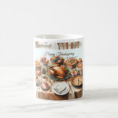 Illustration des Erntedanks Wasserfarbe Kaffeetasse (Mittel)