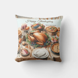 Illustration des Erntedanks Wasserfarbe Kissen