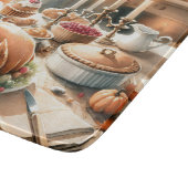 Illustration des Erntedanks Wasserfarbe Schneidebrett (Ecke)