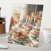 Illustration des Erntedanks Wasserfarbe Sockelschild (In Situ)