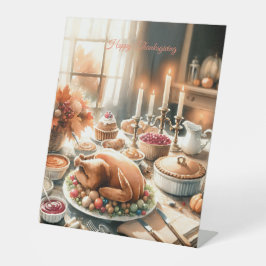 Illustration des Erntedanks Wasserfarbe Sockelschild