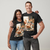 Illustration des Erntedanks Wasserfarbe T-Shirt (Unisex)