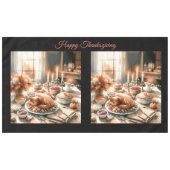 Illustration des Erntedanks Wasserfarbe Tischdecke (Vorderseite (Horizontal))