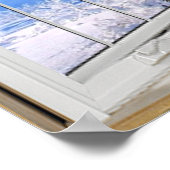 Illustration des Fakes "Fresh Snow Cover" Poster (Ecke)