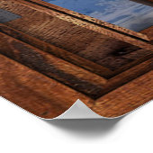 Illustration des Fakes "Fresh Snow Fall" Poster (Ecke)