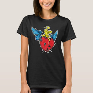 Illustration des Flammenherzes T-Shirt